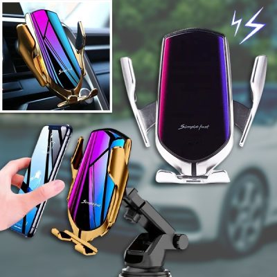 Suport și încărcător wireless pentru telefon pentru mașini | DELUXE