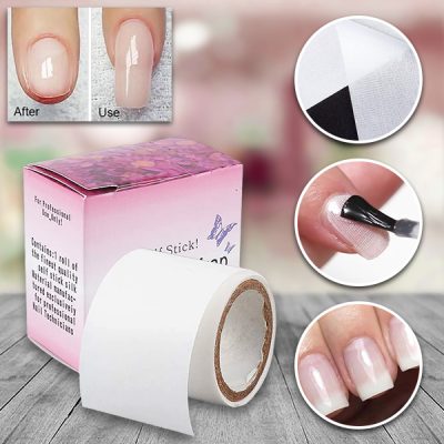 Reparare unghii cu fibra de sticlă și înveliș de mătase | EZNAIL