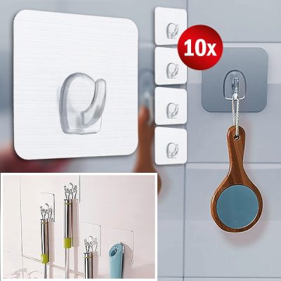 Cârlige de perete transparente | STICKYHOOKS