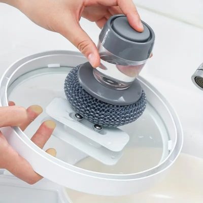 Perie de spălat vase cu dozator de săpun | SUDSMASTER