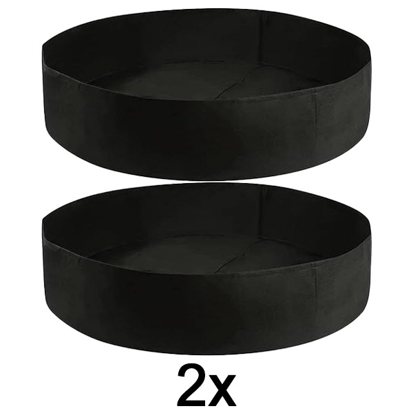 2x Strat înălțat din material textil – 90 x 30 cm, pâslă respirabilă | PLANTIE