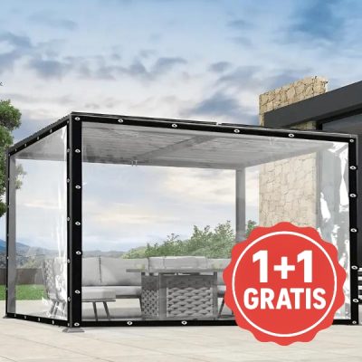 Copertină pentru terasă - Se instalează în 5 minute, fără găurire | COVERKA 1+1 GRATUIT